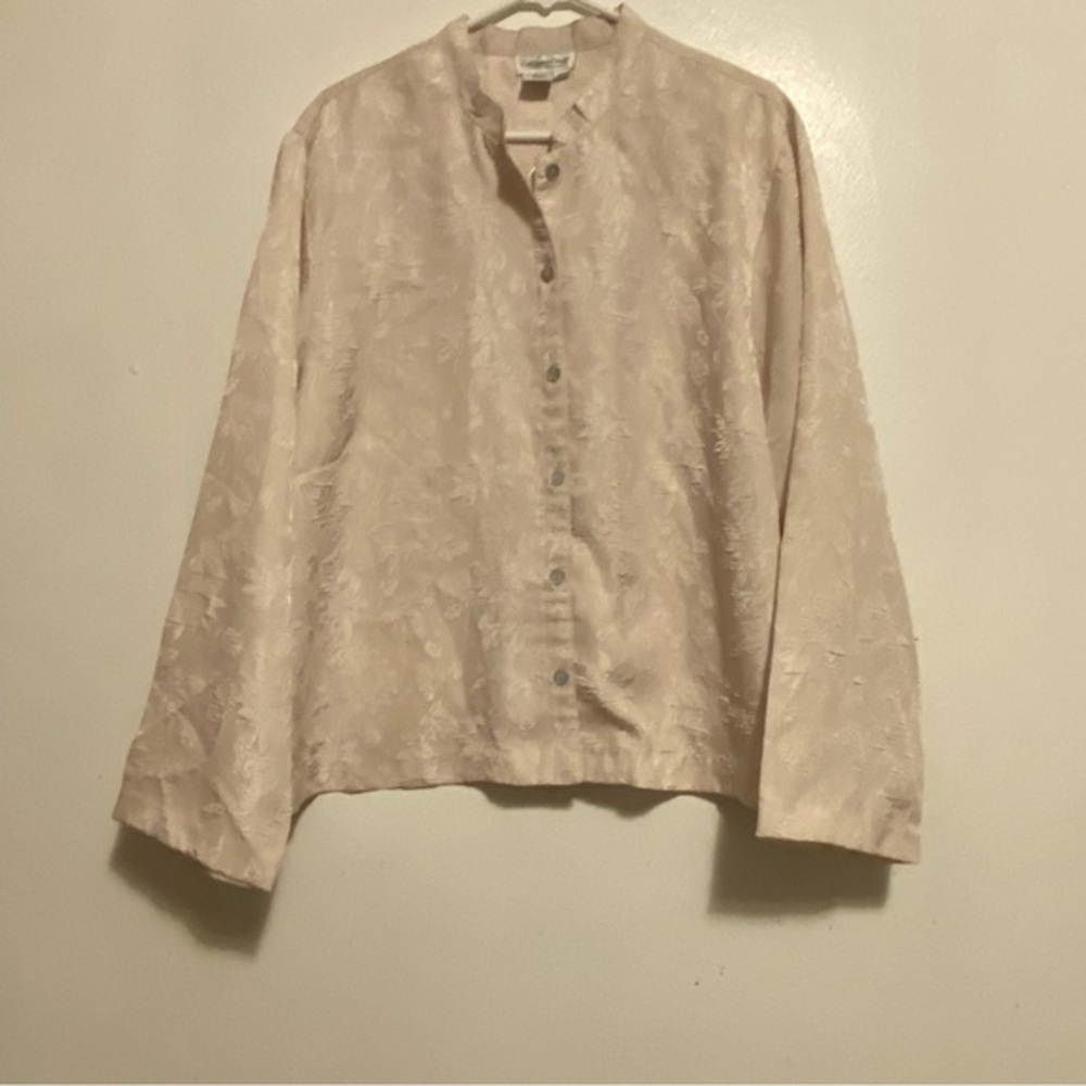 ColdWater Creek Top Blouse Button Up Women’s Size 2X LongSleeve